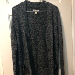 Black/gray Cardigan